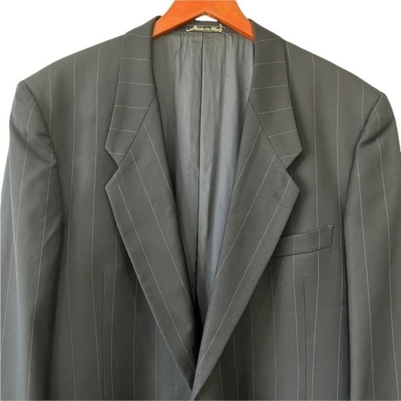 Giorgio Armani for Boyd’s Mens Pinstripe Sport Coat in Navy Sz Approx 44R - Picture 3 of 11